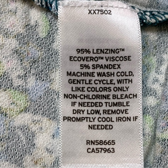 BP. Long Sleeve Print Knit Dress in Green Moss Hannah Kate - Picture 8 of 11